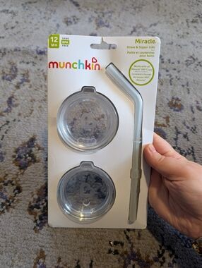 Munchkin Miracle Straw & Sipper Lids‎ UNOPENED